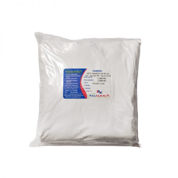 METIL PARABENO EN POLVO USP SALIGIN MP SALICYLATES Bolsa X 1 Kg