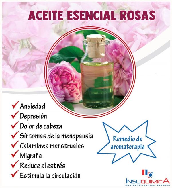 Aceite Esencial Rosas Vasana Argentina Frasco X Lt