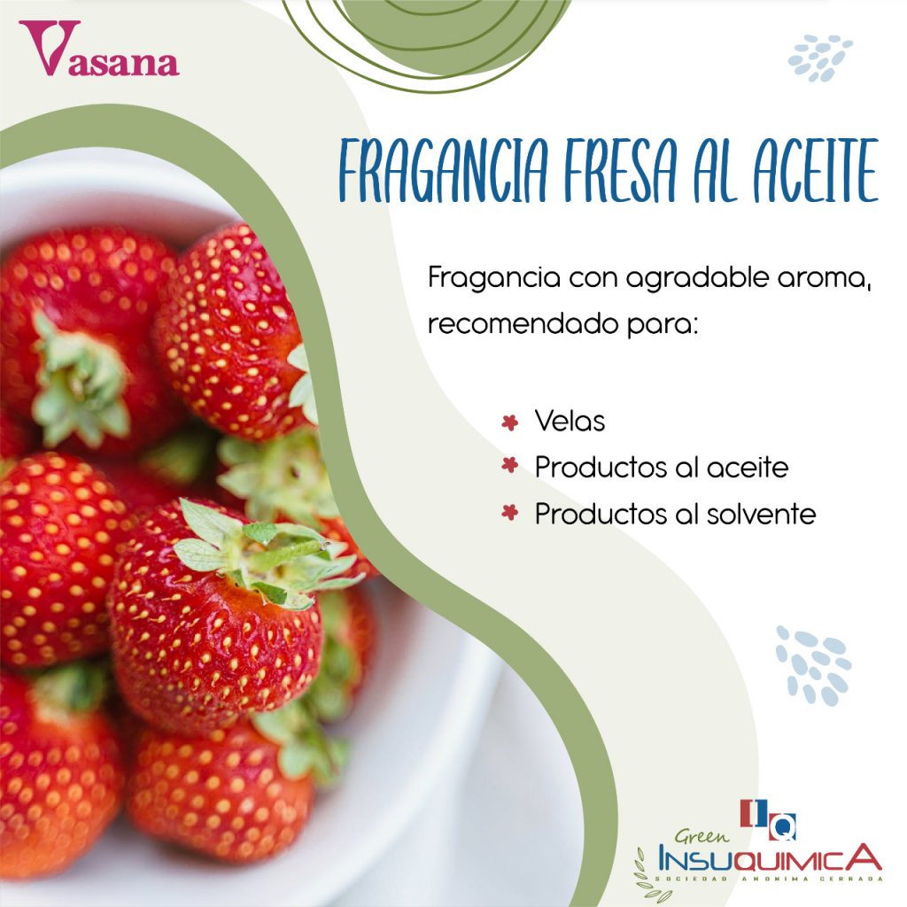 FRAGANCIA FRESA AL ACEITE VASANA ARGENTINA Frasco X 0 250 Lt