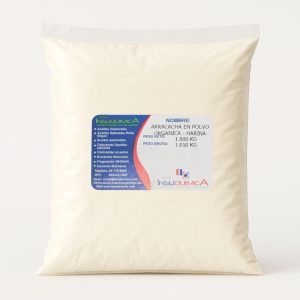 Bolsa de harina de arracacha en polvo orgánico en presentación de 1 KG