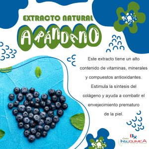 Post del extracto natural de arándano