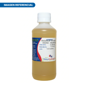 frasco de 0.250 kg de la fragancia tuti fruti de la marca Vasana en fondo blanco