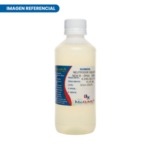 Frasco de 0.250 lt de la Neutrodor Solvente New B eliminador de malos olores