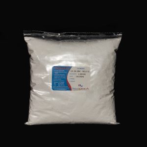 Bolsa de 1 kg de Óxido de Zinc Sello Dorado sobre fondo negro