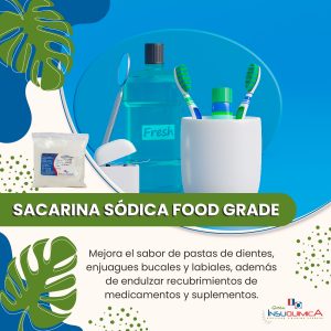 sacarina sodica producto de calidad