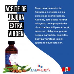 Aceite de jojoba extra virgen, hidratación profunda, propiedades cicatrizantes, antioxidante y antibacteriano