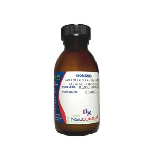Frasco de 0.100lt de nano melaleuca- nanovetores , tratamiento del acné
