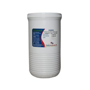 Pote de 1 kg de Blend Soluprat de jabón líquido premium de la marca BASF en fondo blanco