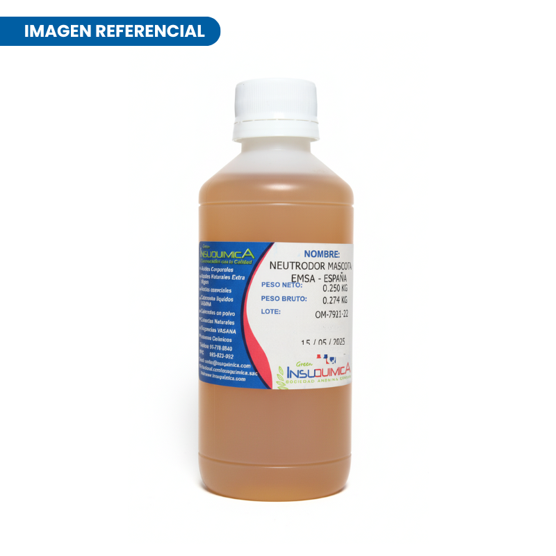 NEUTRODOR MASCOTA_ 0.250 LT Frasco de 0.250 lt de la Neutrodor Mascota eliminador de malos olores de las mascotas