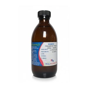 Frasco de 0.250 lt de vidrio ámbar de la fragancia mango