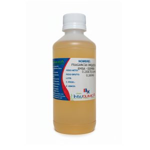 Frasco de 0.250 lt de la fragancia orquídea