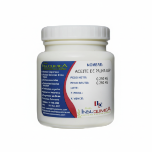 Pote de 0.250 kg de aceite de palma