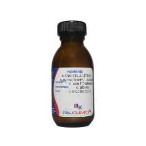 Frasco de vidrio ámbar del Nanosomado NaNo cellulitech de 0.100 kg