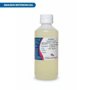 Frasco de la fragancia coco hipoalergénica de 0.250 kg en fondo blanco