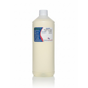 Botella de 1kg de la betaína de coco en fondo blanco