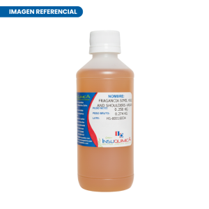 Frasco de 0.250 lt de la fragancia simil head and shoulders de la marca vasana en fondo blanco