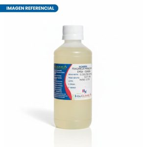 frasco de 0.250 lt de la fragancia maracuyá de la marca EMSA en fondo blanco _ imagen referencial