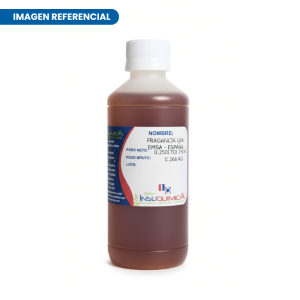 Frasco de 0.250 lt de la fragancia Uva de la marca Emsa de España en fondo blanco