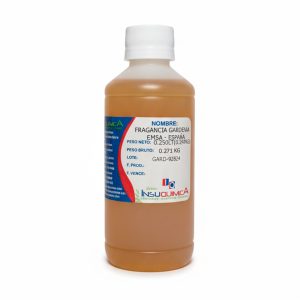 Frasco de 0.250 Lt de la fragancia gardenia