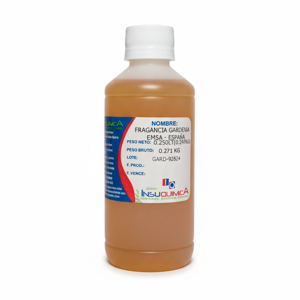 FRAGANCIA GARDENIA_0.250 LT Frasco de 0.250 Lt de la fragancia gardenia