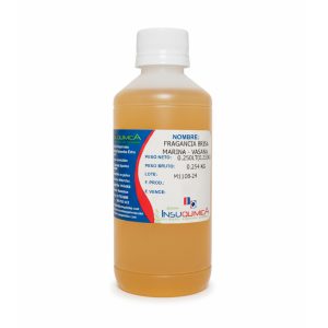 Frasco de la Fragancia Brisa marina de 0.250 lt en fondo blanco