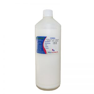 Frasco de 1 kg de euperlan pk 1200 perlante natural de la marca BASF en fondo blanco